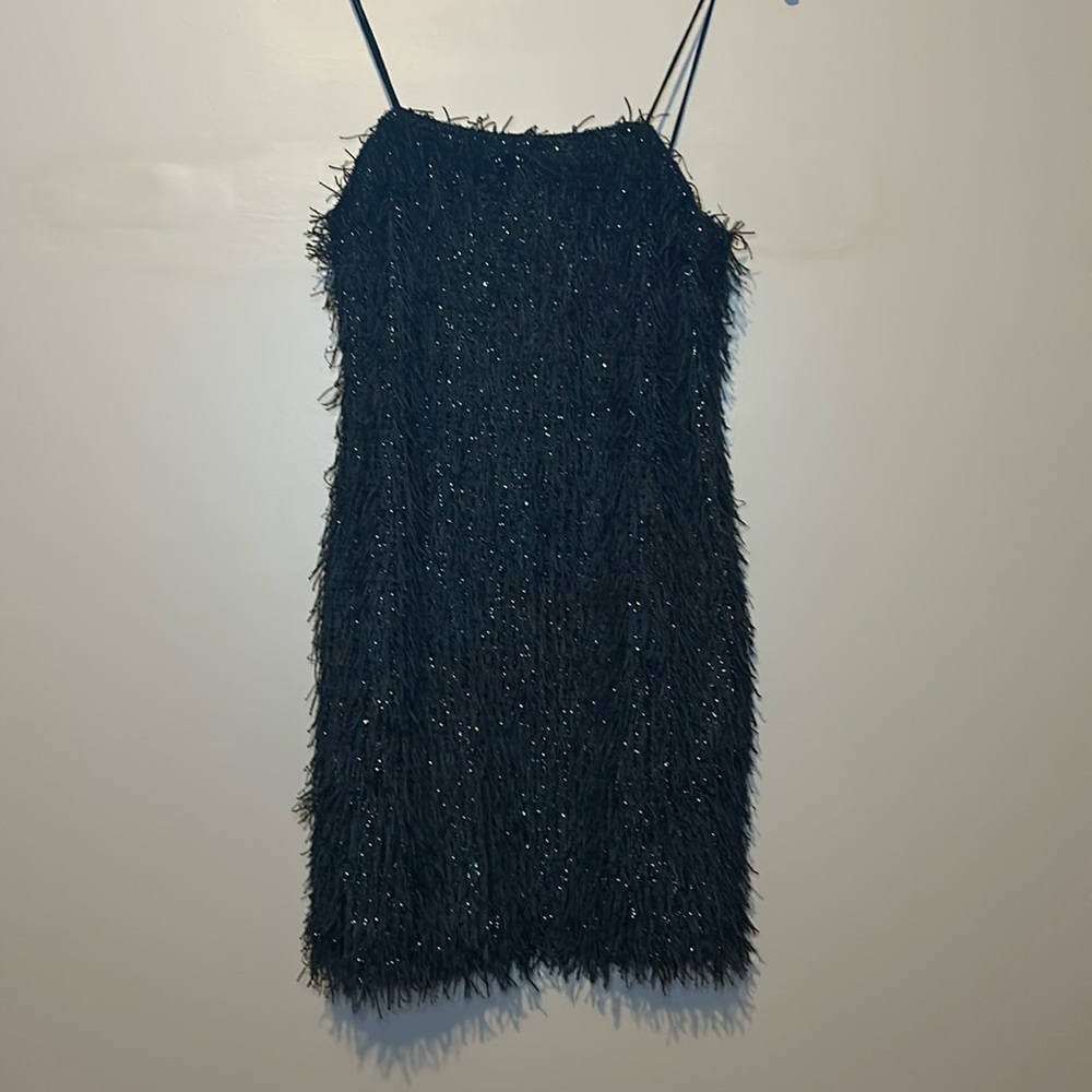 Forever 21 NWT LBD glitter Little black dress with straps